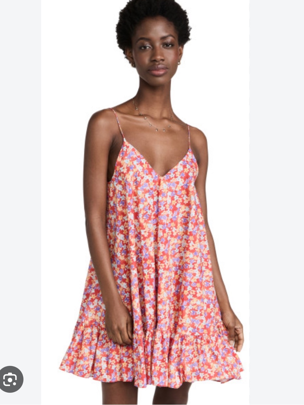 Caroline costas laurel ditsy flower dress